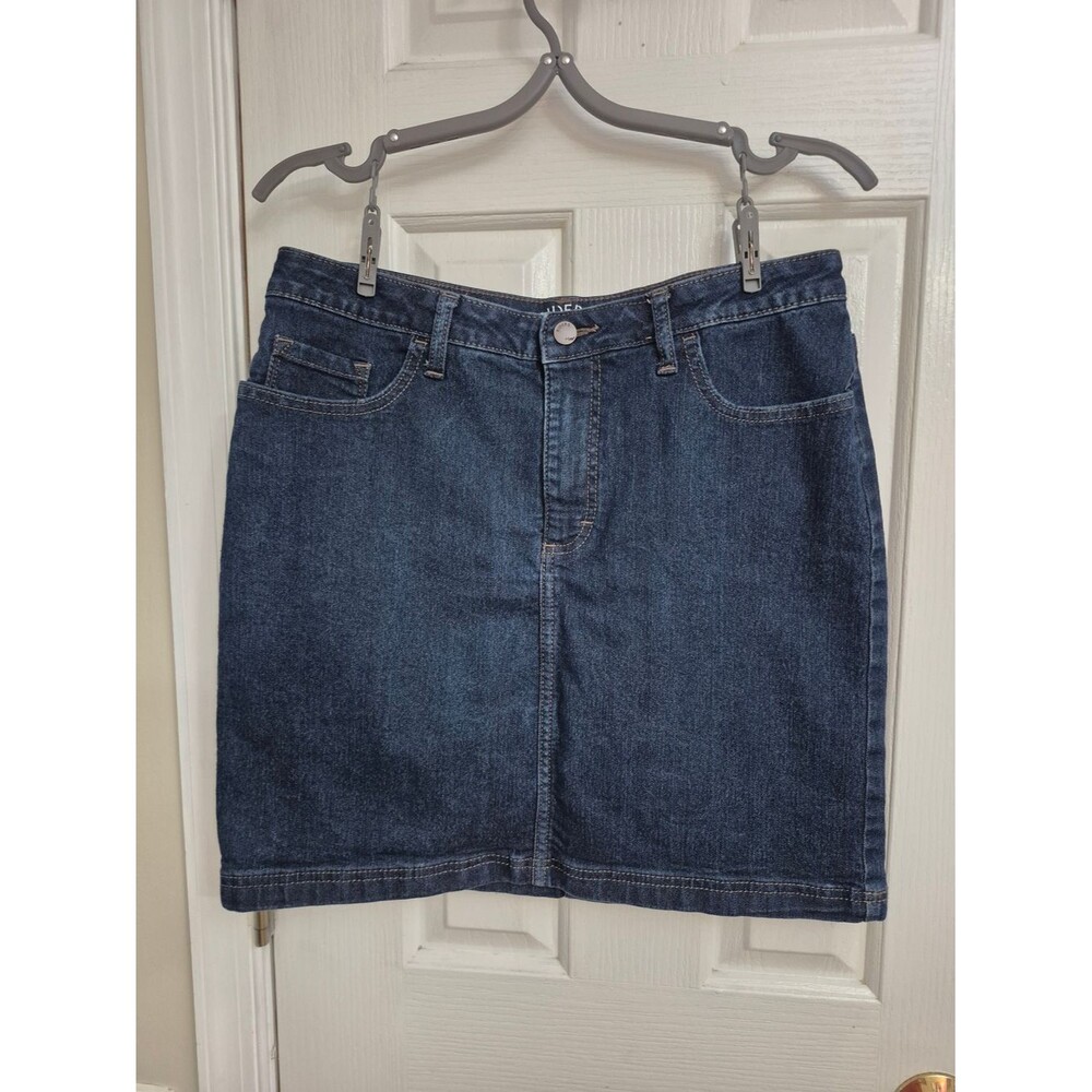 Riders by Lee Dark Indigo Denim Mini Skirt